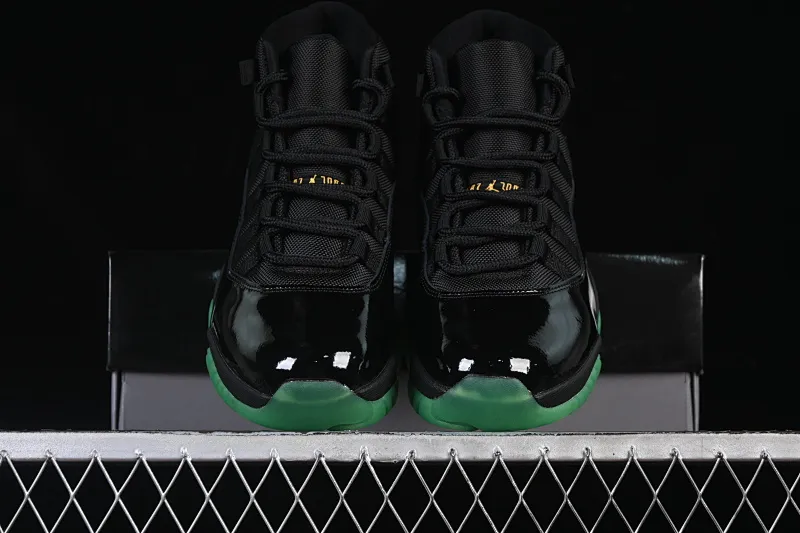 All categories Air Jordan Jordan series basketball shoes Air Jordan 11 Air Jordan 11 Retro "Green Black" AJ11 Joe 11 black and green CT8012-037
